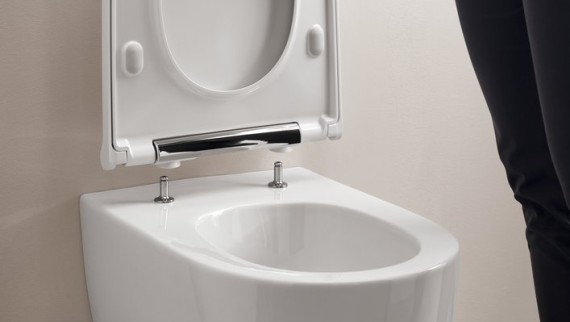 Geberit WC with QuickRelease feature Geberit WC with QuickRelease feature