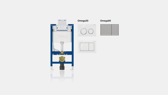 Geberit Omega flushing system Geberit Omega flushing system