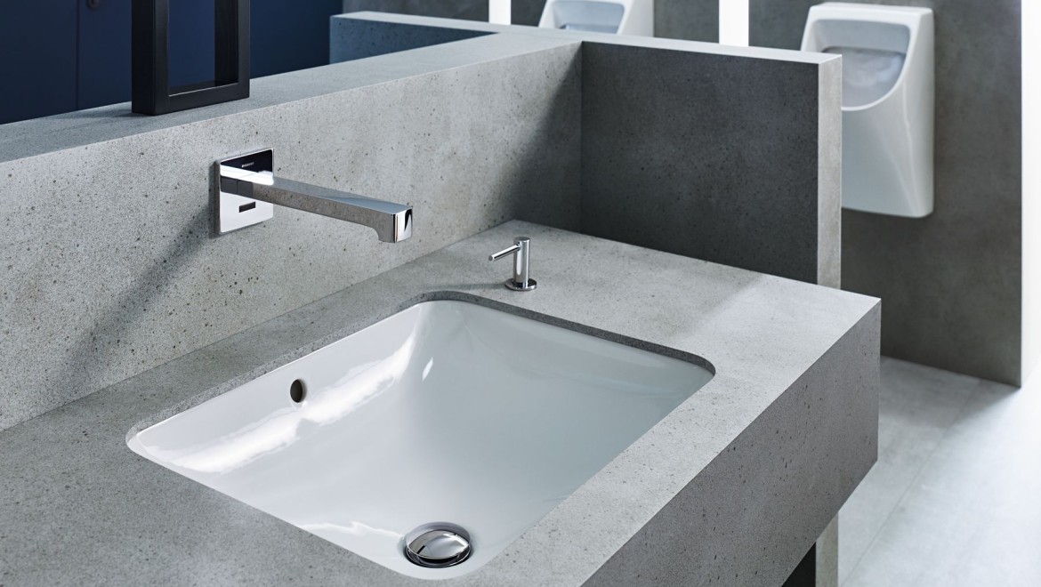 Geberit VariForm under-countertop washbasin, rectangle