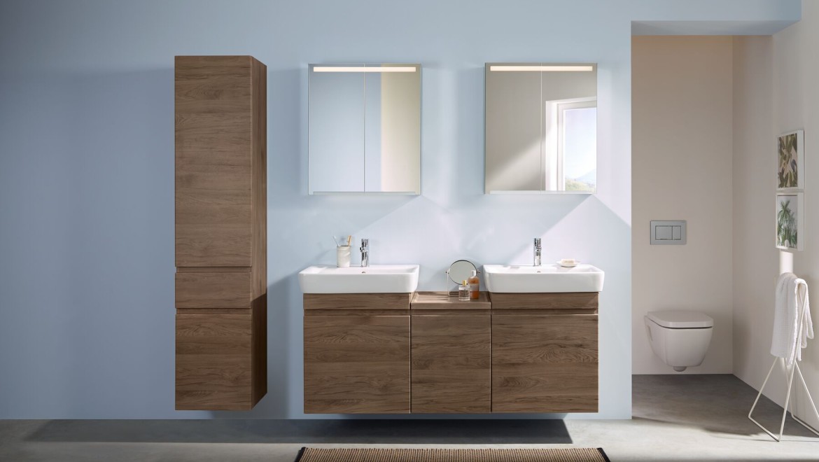 Geberit Renova Plan double washbasin