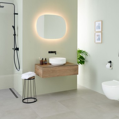 The Option Oval mirror (© Geberit)