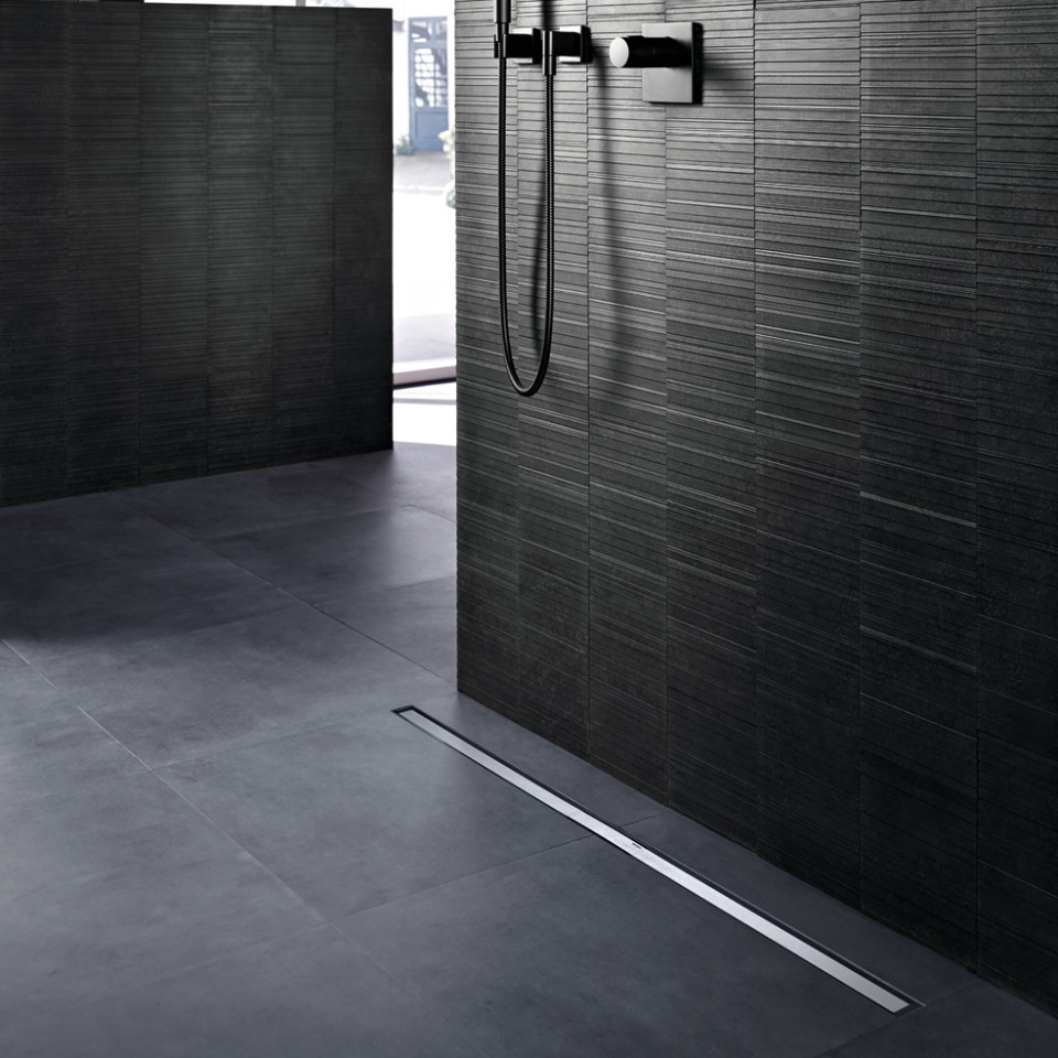 Geberit shower channels of the CleanLine series