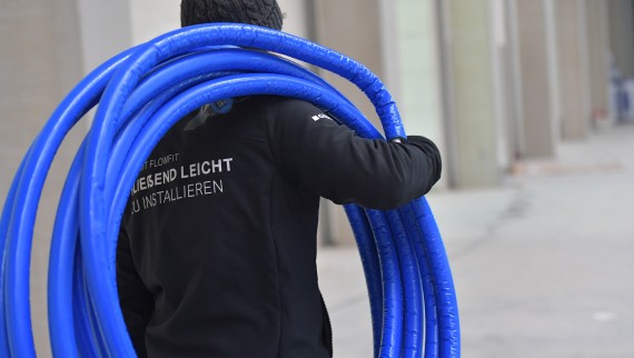 Geberit also offers pre-insulated pipes