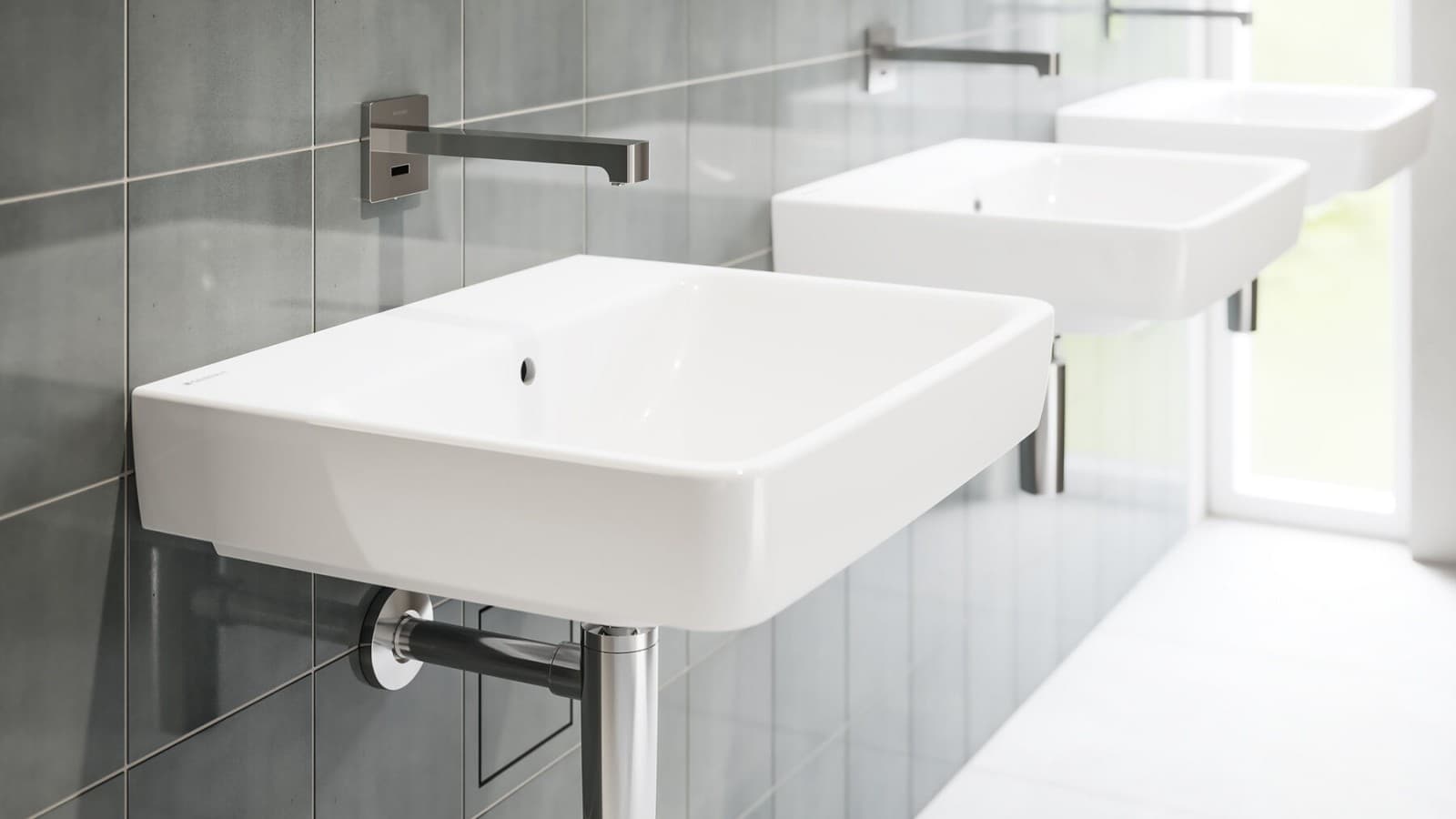 Bathrooms in public facilities with Geberit Renova Plan Bathrooms in public facilities with Geberit Renova Plan