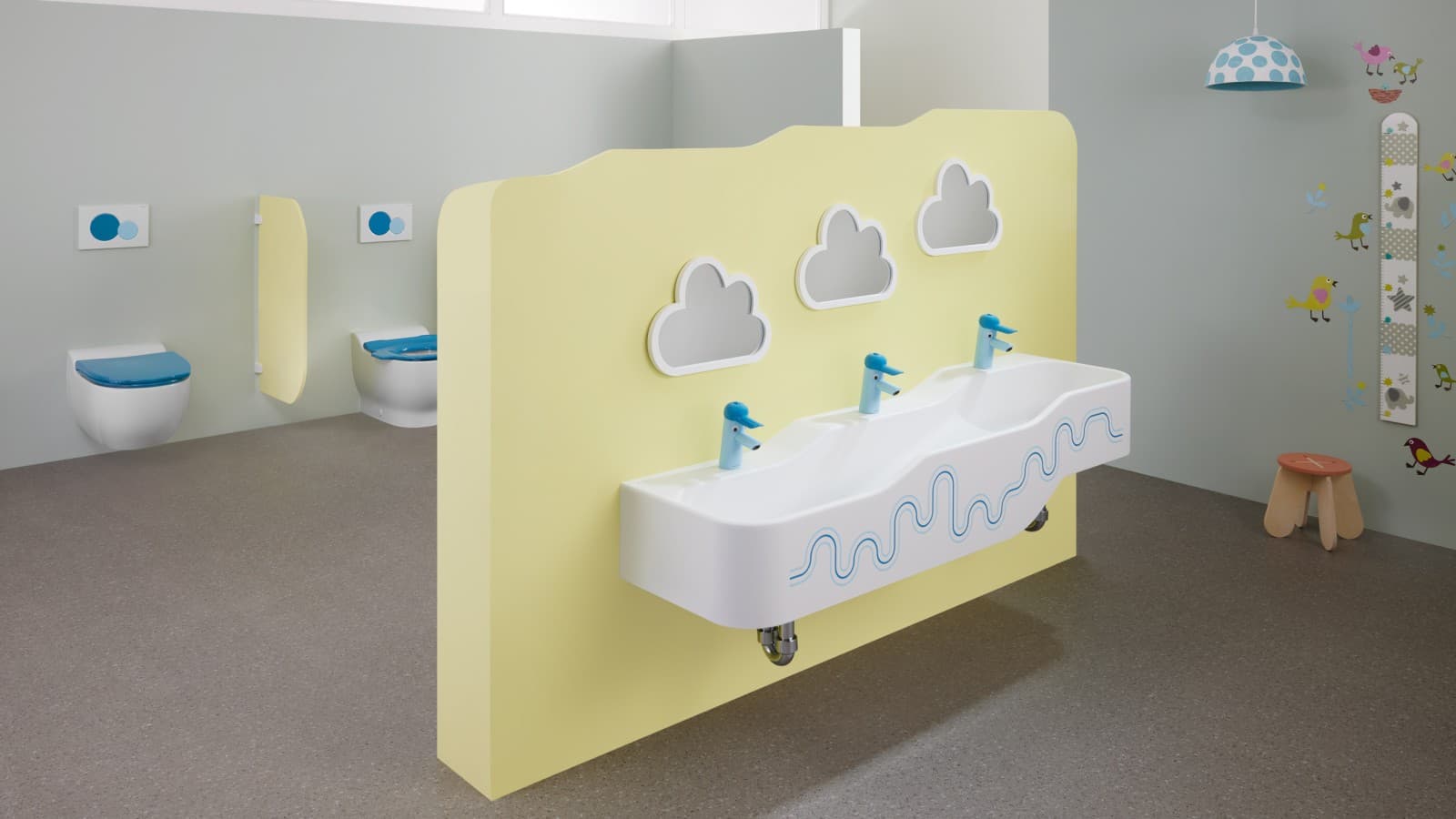 Geberit Bambini play and washspace Geberit Bambini play and washspace