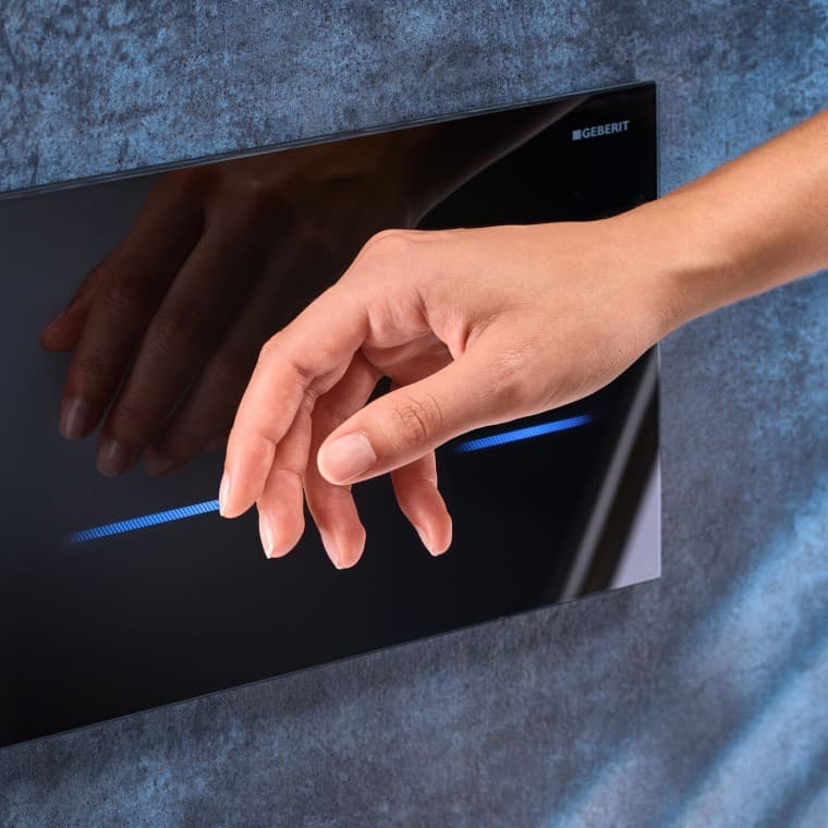 Geberit Sigma80 with non-contact actuation Geberit Sigma80 with non-contact actuation