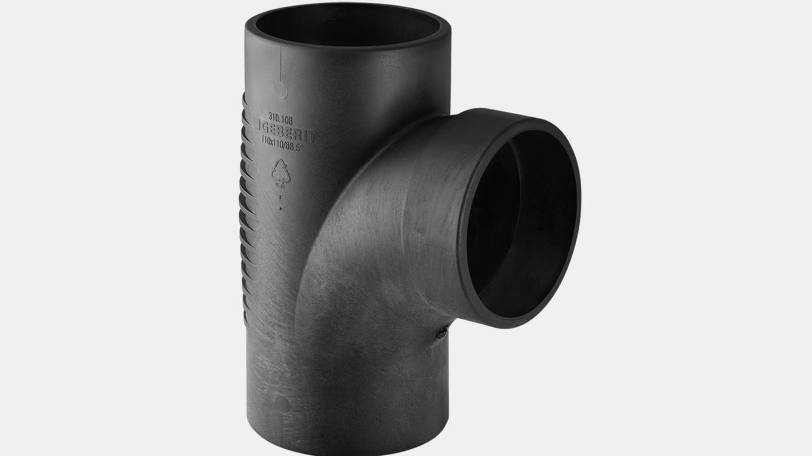 Geberit Silent-db20 branch fitting 88.5°, swept-entry Geberit Silent-db20 branch fitting 88.5°, swept-entry