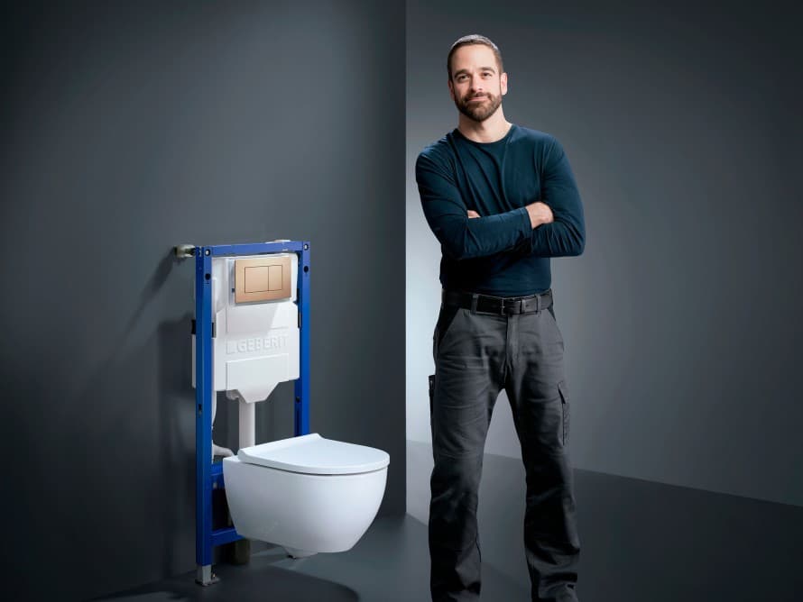 Plumber next to Geberit WC system Plumber next to Geberit WC system